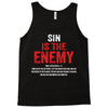 Sin Is The Enemy Tank Top
