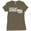 this is my sailing Ladies Fitted T-Shirt
