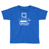 computer science pc nerd gamer zocker shooter funny Toddler T-shirt