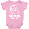 where my hoes Baby Onesie