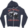 my spirit animal Zipper Hoodie