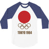 retro tokyo 1964 olympic games 3/4 Sleeve Shirt