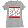 run psg paris st germain fotbal Ladies Fitted T-Shirt