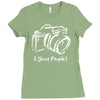 camera photographer Ladies Fitted T-Shirt