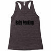 baby peeking Racerback Tank
