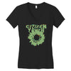 citizen 'flower Women's V-Neck T-Shirt