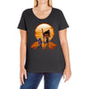 jakku sunset Ladies Curvy T-Shirt