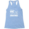 this girl loves christmas Racerback Tank