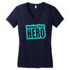 working class hero Women's V-Neck T-Shirt