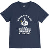 chicken nugget scientist V-Neck Tee