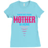 Have No Fear Mother Is Here Ladies Fitted T-Shirt