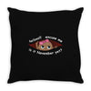 November Peeking Out Baby Girl Throw Pillow