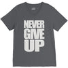 never give up (2) V-Neck Tee