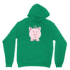 cute surprised pig pig Unisex Hoodie