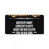 February Girl Hated By Many License Plate