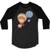 hot bear balloon 3/4 Sleeve Shirt