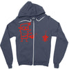 robot control Zipper Hoodie