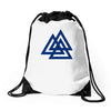 valknutr knoten der gefallenen odin nordisch symbol aspekte wotan Drawstring Bags
