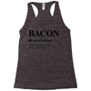 Bacon Noun Racerback Tank