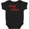 world in motion england italia 90 world cup football retro Baby Bodysuit