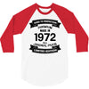 Premium Vintage 1972 3/4 Sleeve Shirt