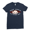 October Peeking Out Asian Baby Boy Ladies Fitted T-Shirt