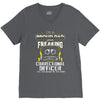 proud dad freaking V-Neck Tee