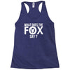 what does the fox say Racerback Tank