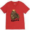bear khabib V-Neck Tee