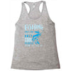 fishing isn't for everyone Racerback Tank