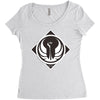 simple art logo Women's Triblend Scoop T-shirt