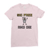 ski free and die Ladies Fitted T-Shirt