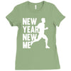 new year, new me running fitness Ladies Fitted T-Shirt