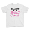 playing for breast cancer Youth Tee