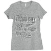 pour le transport Ladies Fitted T-Shirt