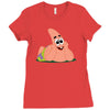 patrick star Ladies Fitted T-Shirt