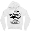 New Aunt 2018 Rokie Dept. Zipper Hoodie