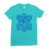 brunch day drinking Ladies Fitted T-Shirt