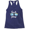 Beach Please Racerback Tank