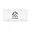 Go Camping License Plate