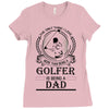 Golfer Dad Ladies Fitted T-Shirt
