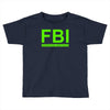 mens fbi print casual slim Toddler T-shirt