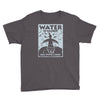 water is sacred no pipelines Youth Tee