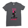 she's beauty she's grage she's punch you in the face Ladies Fitted T-Shirt
