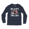 plays with trucks family matching Long Sleeve Shirts