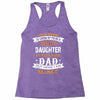 Super Cool Daughter Of A Freaking Awesome Dad Racerback Tank