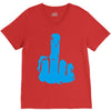 fuck size V-Neck Tee