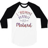 l homme parfait est motard 3/4 Sleeve Shirt