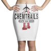 jet chemtrails red &amp; grey logo Pencil Skirts