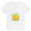 partly cloudy V-Neck Tee